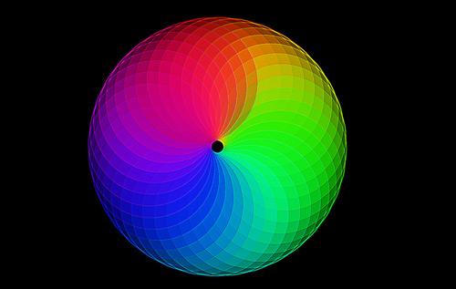 Full Spectrum Circle Effect gimp tutorial