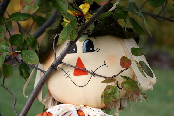 Smiling Scarecrow Halloween