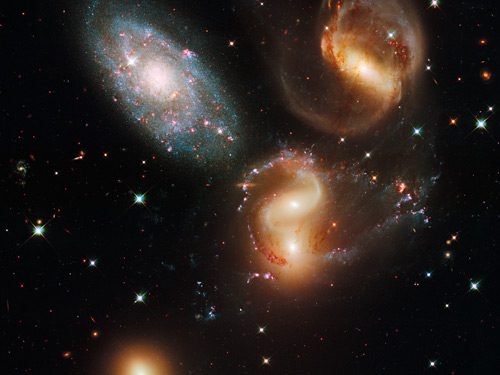 Galactic wreckage wallpaper