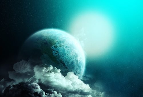 Untouched space wallpaper