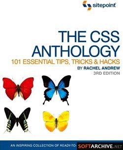 css anthology book