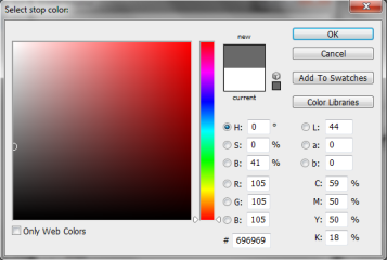 Black and white conversion Select Stop Color