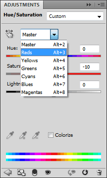 Joel Grimes Hue Saturation