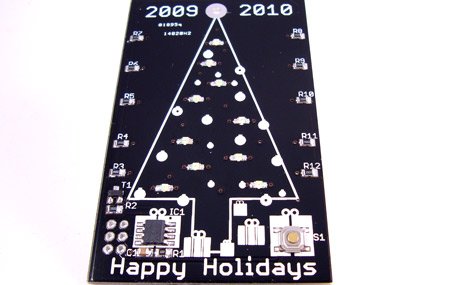 Led Diodes Christmas Card