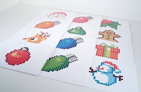 Pixel Christmas Cards