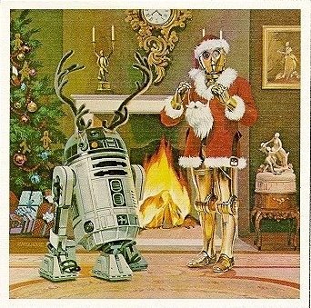 Star Wars C3PO Christmas Card