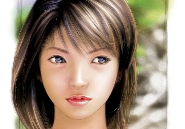 3d Asian Girl Wallpaper