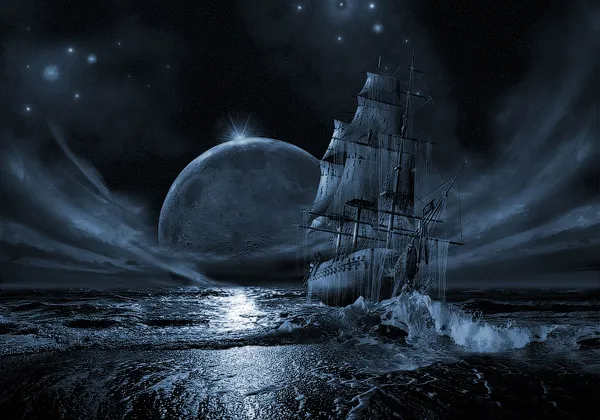 Ghost Ship Poster 3D Wallpaper